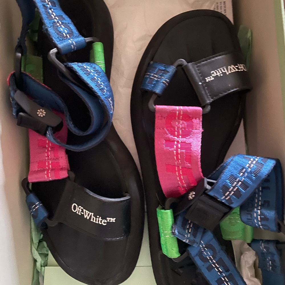 Off white sandals